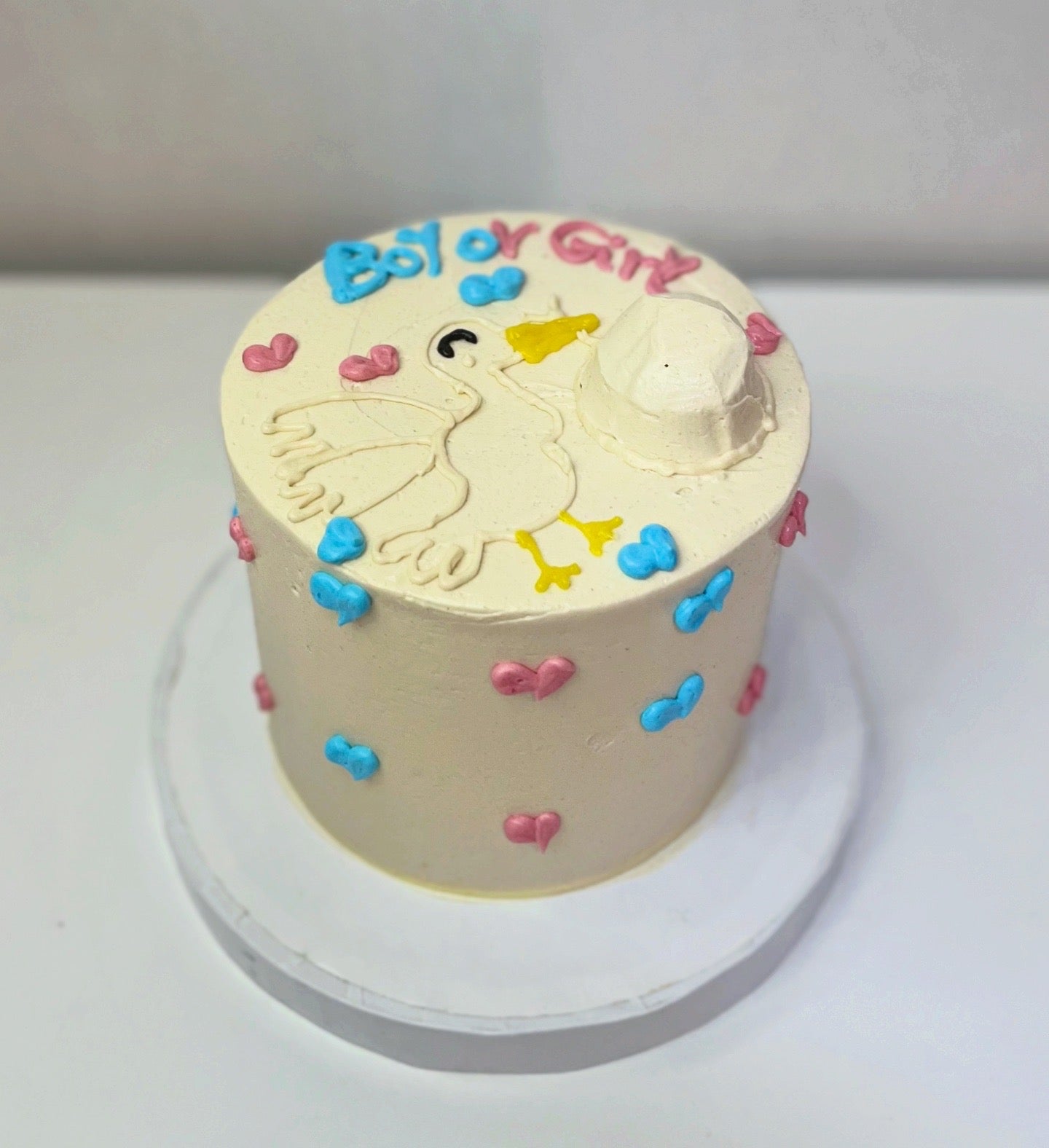 Gender Reveal cake