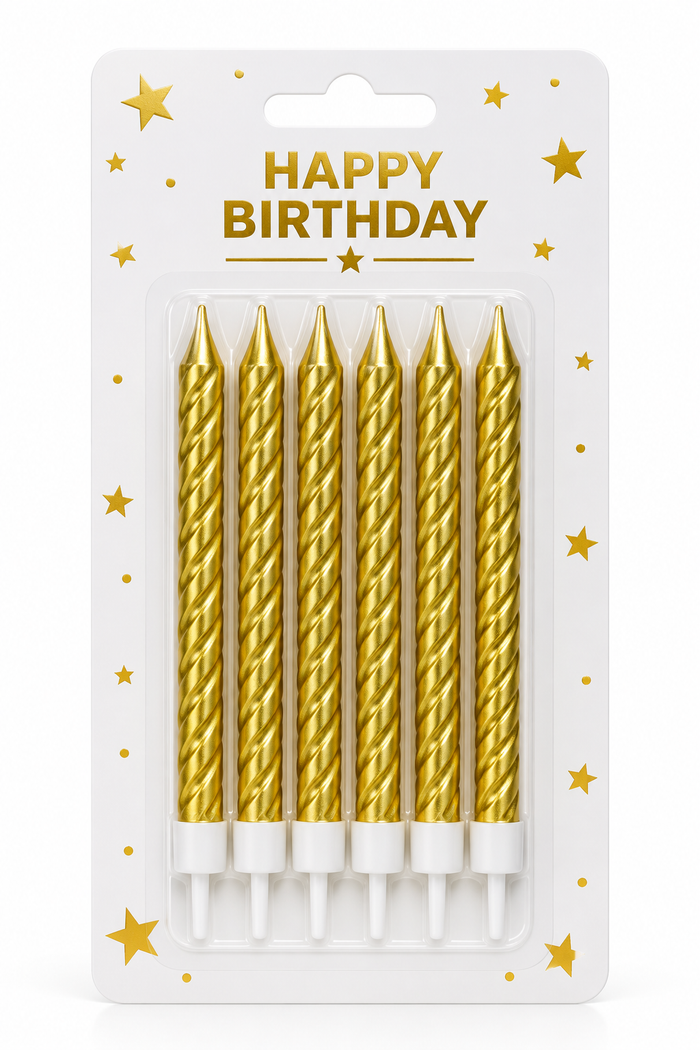 Gold candles Pack