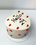 Heart Birthday Cake