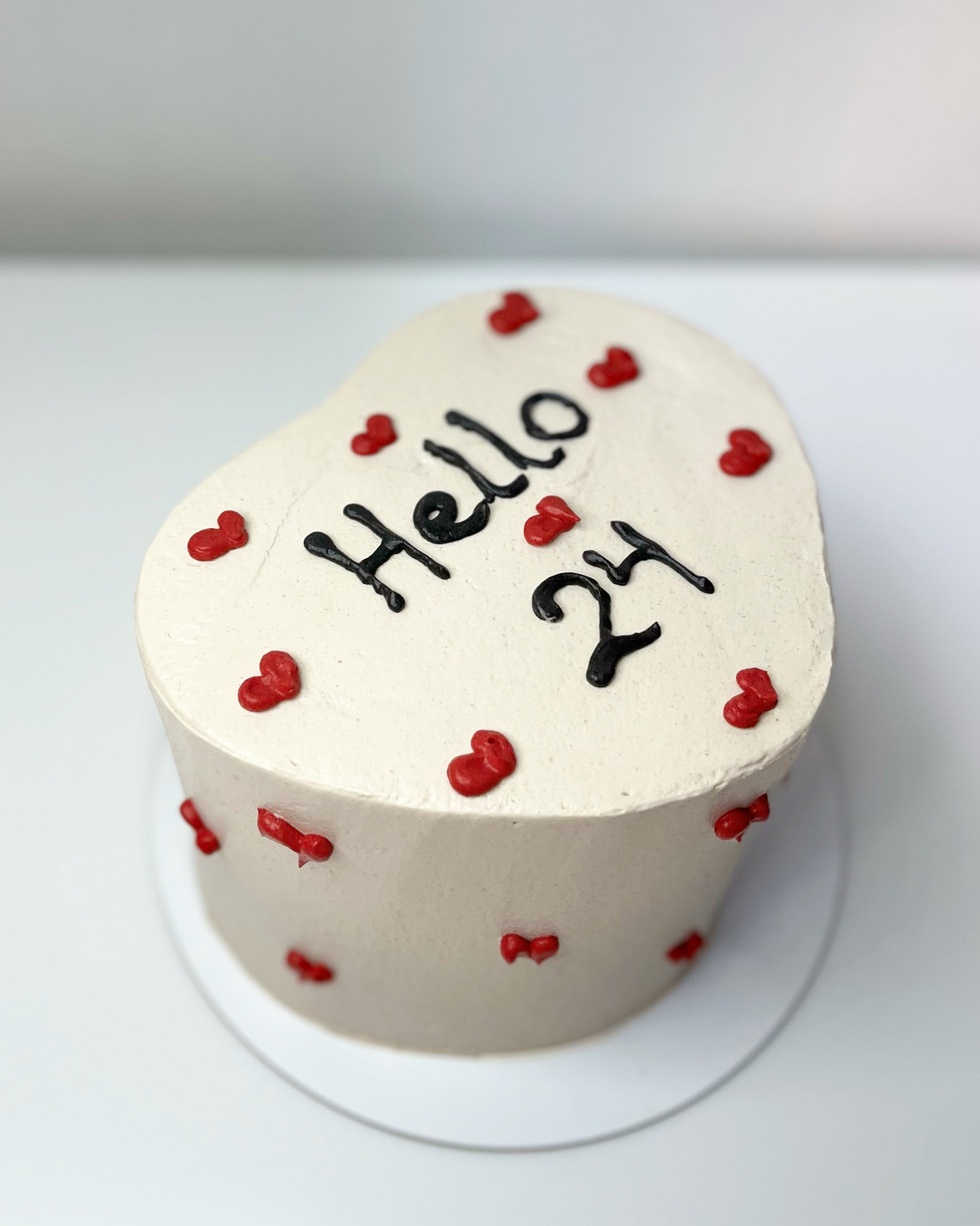 Heart Birthday Cake