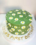 Baby girl Daisy Birthday Cake