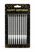 Silver candles Pack