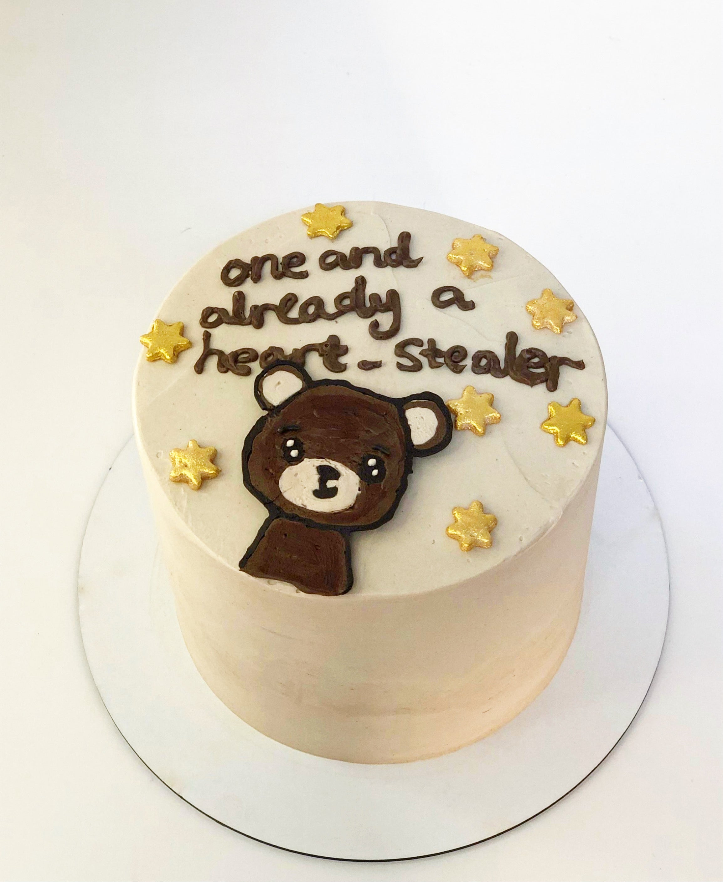 Boy Bear Birthday Cake