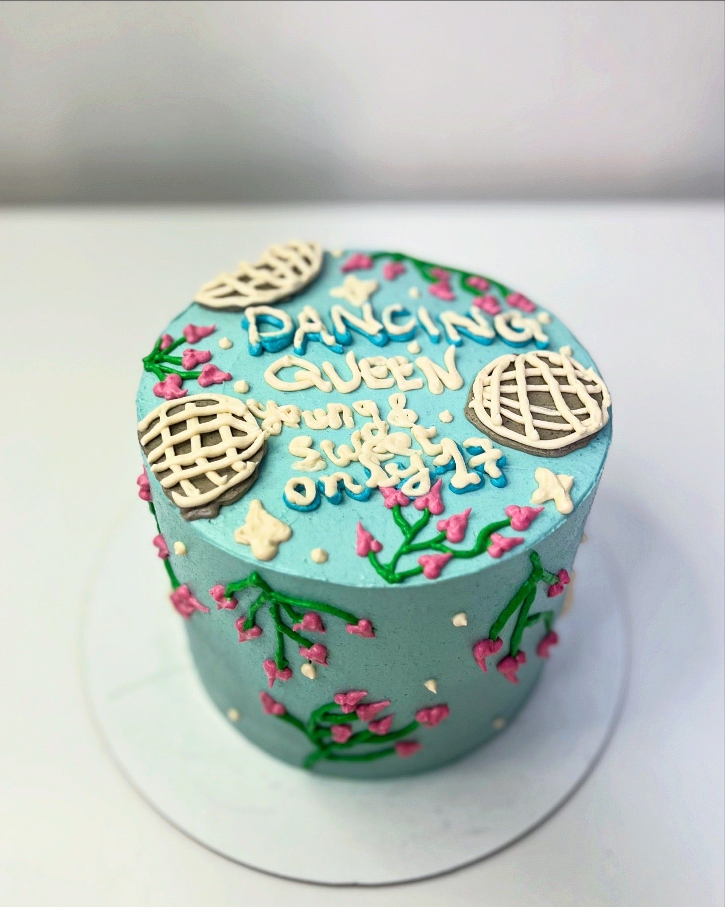 Dancing queen birthday cake