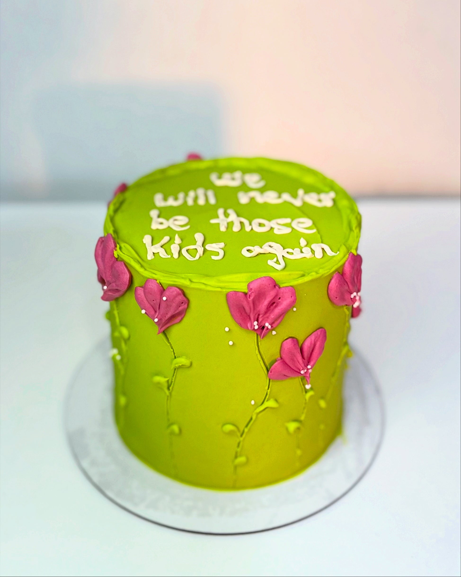 Pastel Floral Cake