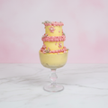 Three tier glass cake!