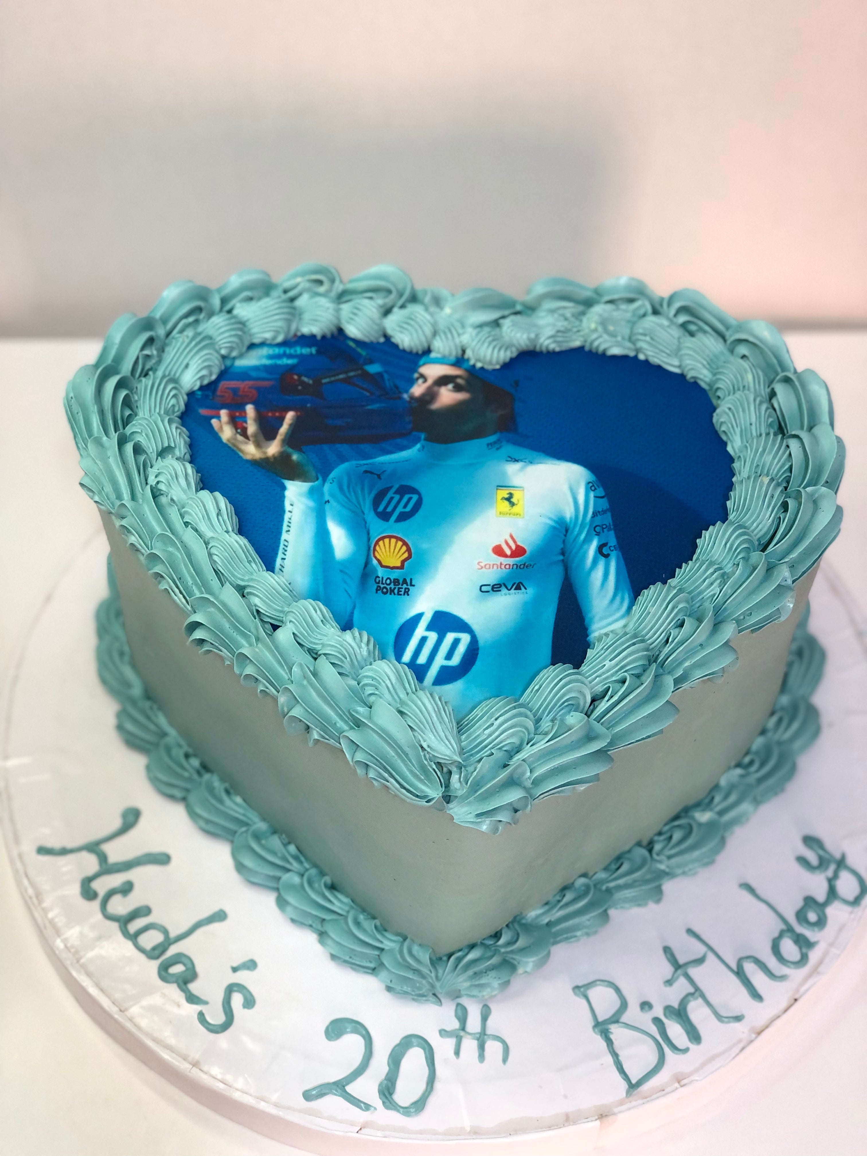 F1 Heart Cake