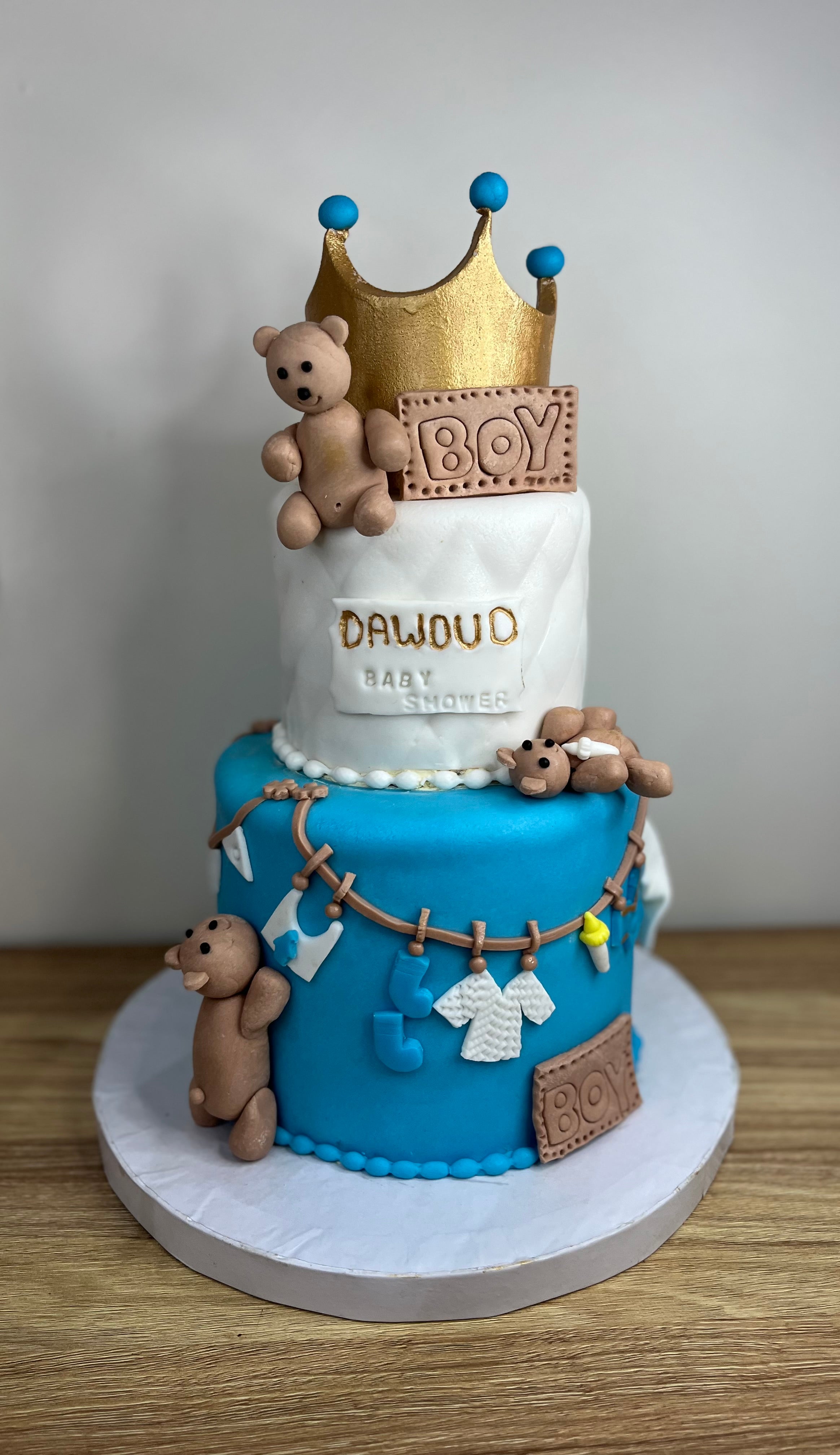 Boy Baby Shower Cake