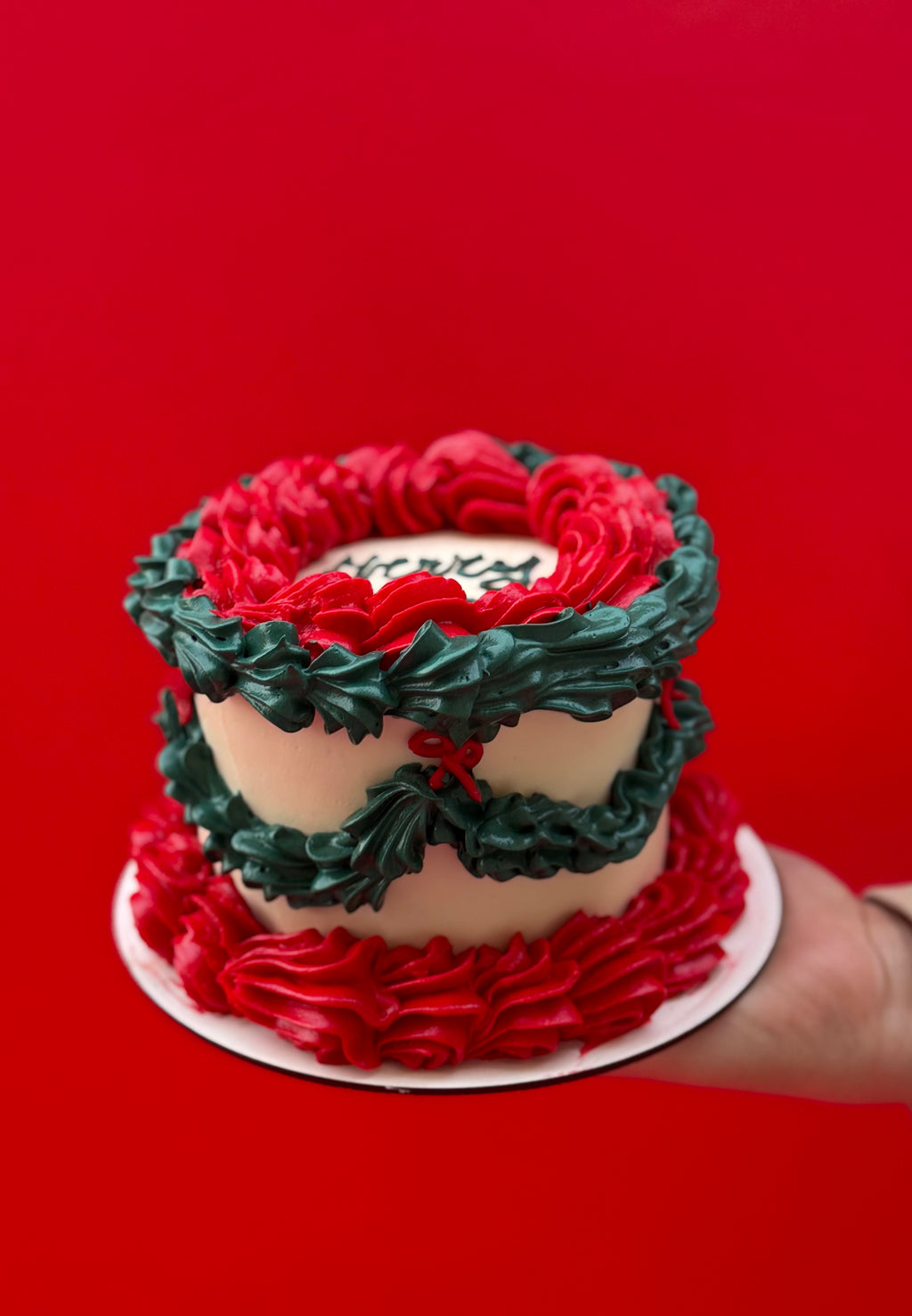 Vintage Christmas cake