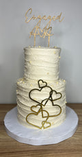 Hearts Topper Two Tier Cake