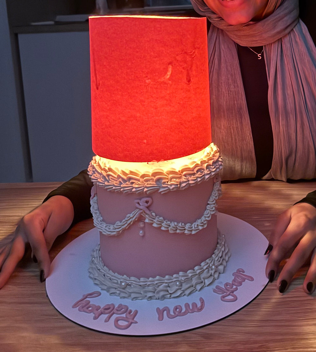 New Year Lamp Cake