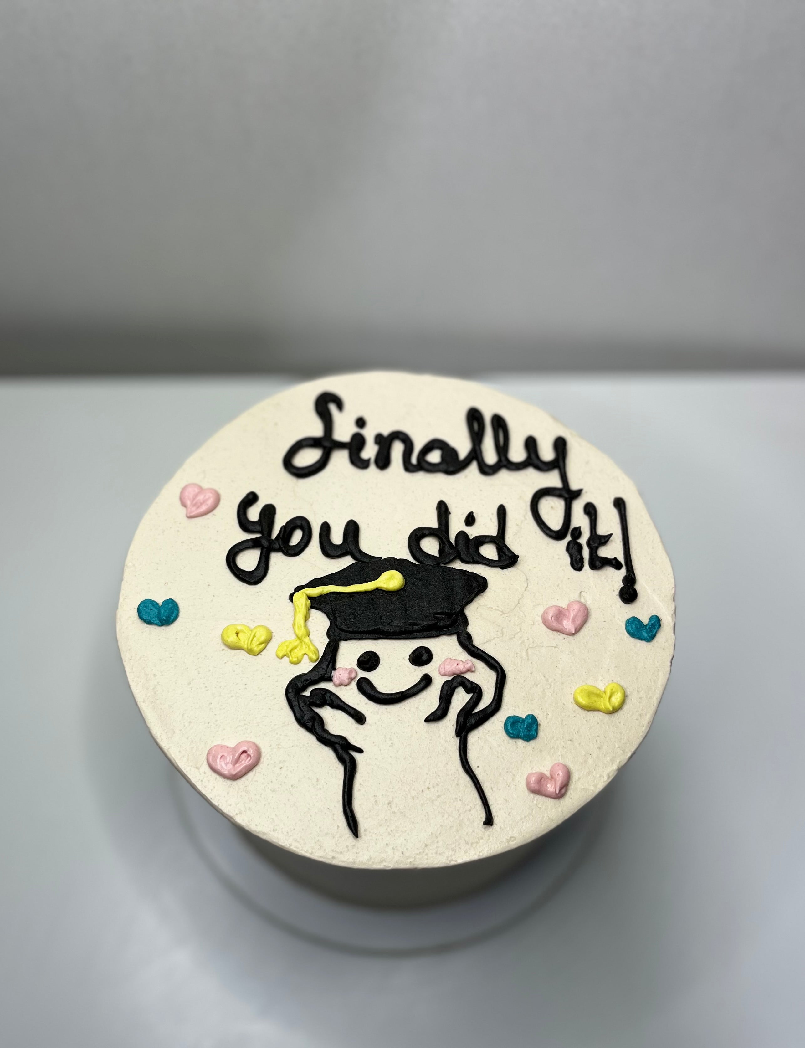 Graduation Doodle Cake
