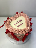 Vintage bride cake