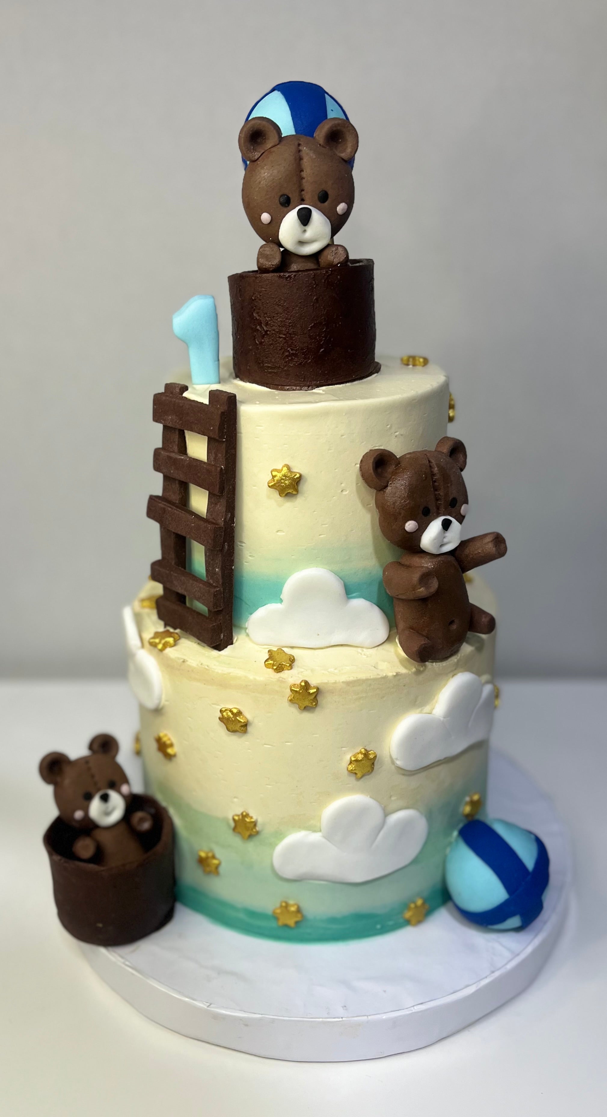 Baby Boy Birthday Cake