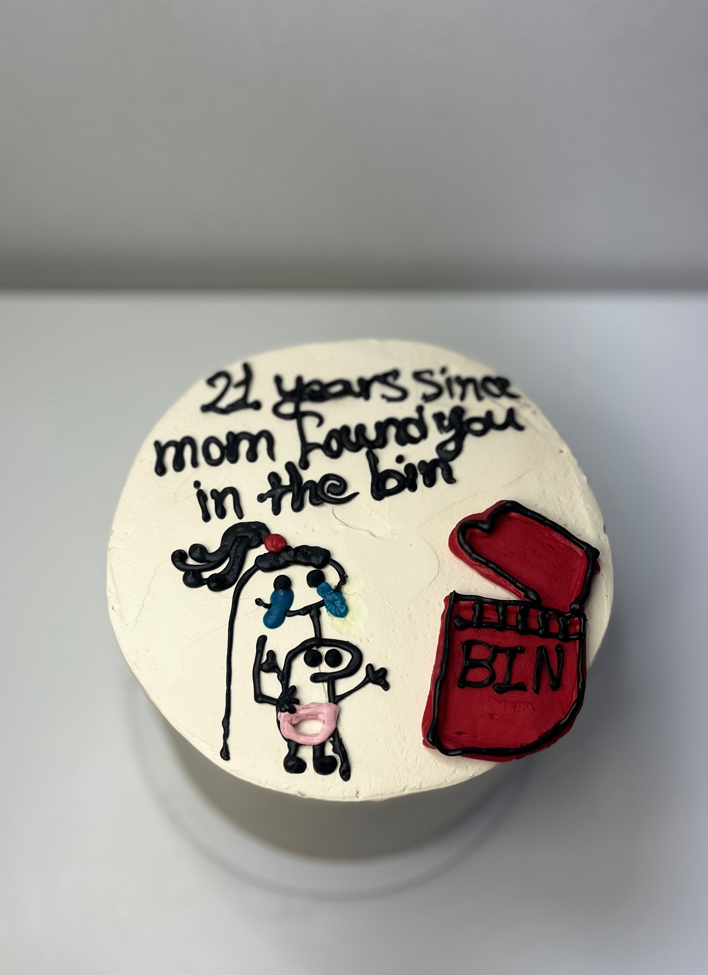 Siblings birthday cake