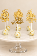 Bee-themed dessert display studio edit