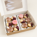 Chocolate and cream birthday box studio edit
