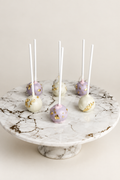 Gold-leaf cake pops studio edit