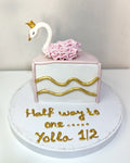 Baby Girl Half Birthday Cake