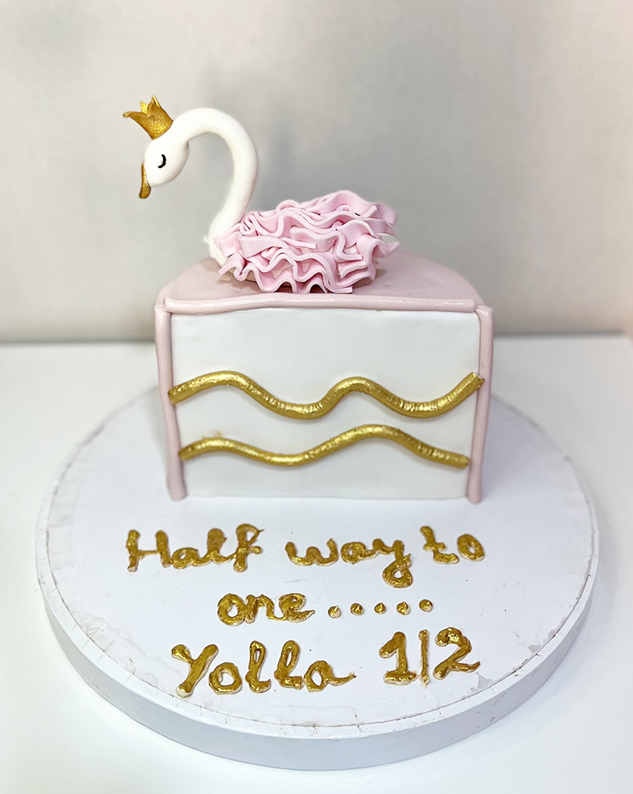 Baby Girl Half Birthday Cake