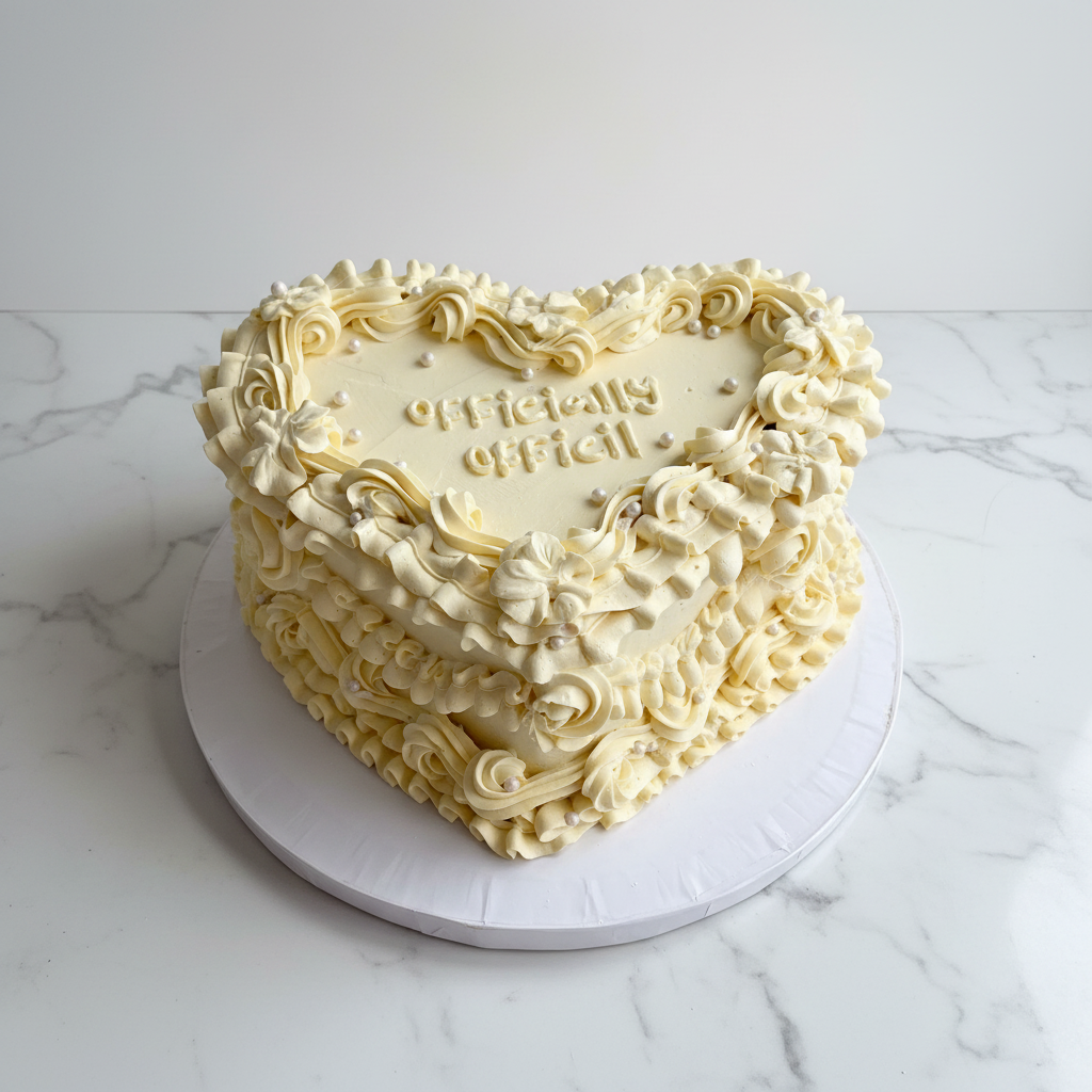 Professional Heart Cake