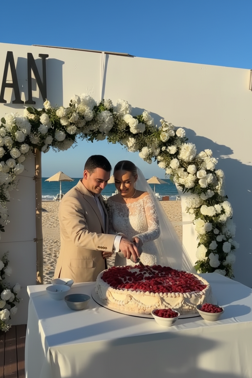 Professional Wedding Cake Photo