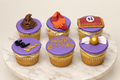 Purple themed cupcakes studio edit