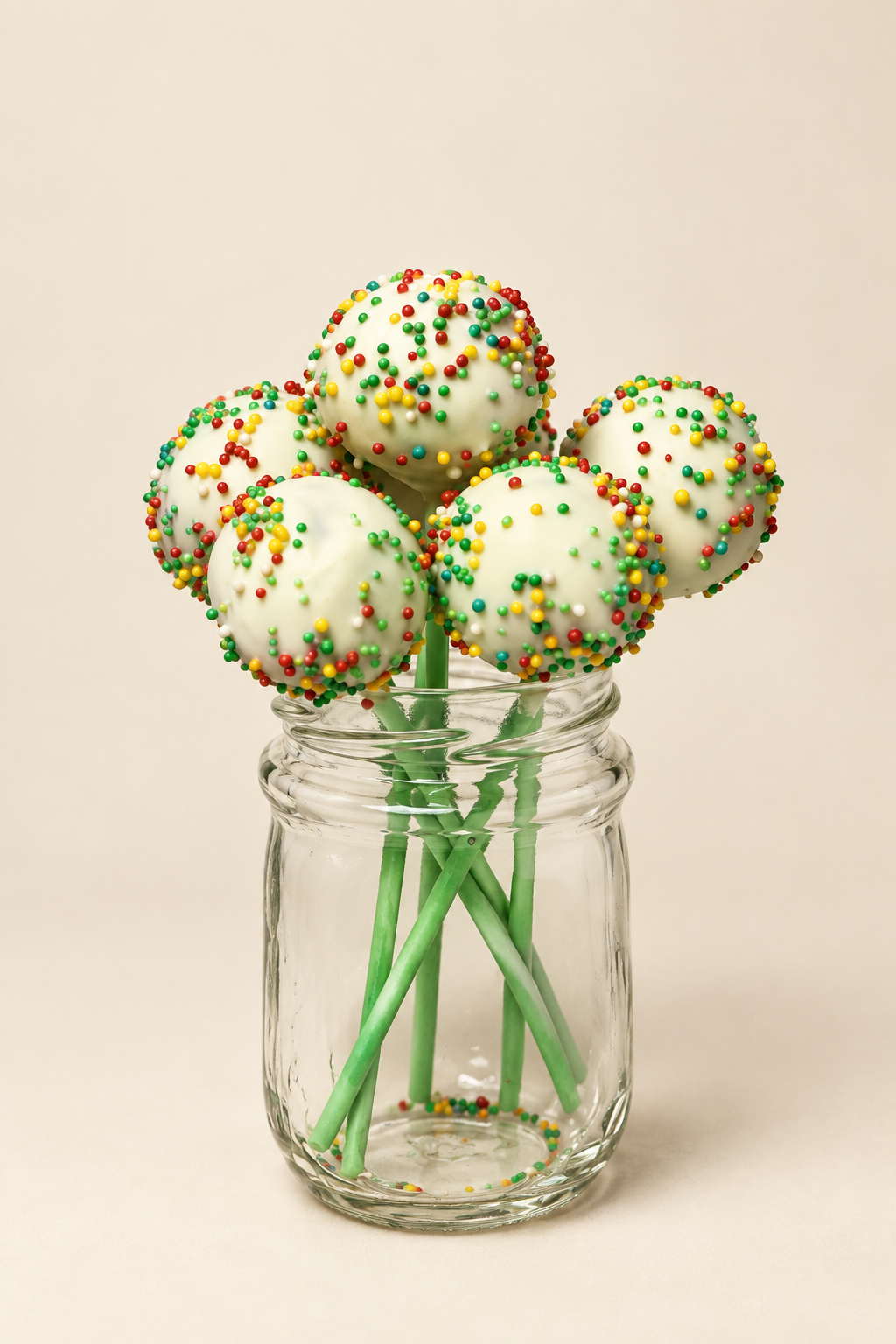 Sprinkle cake-pop bouquet studio edit